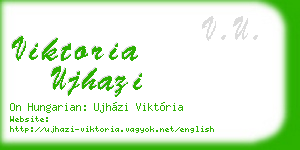 viktoria ujhazi business card