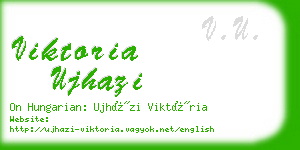 viktoria ujhazi business card